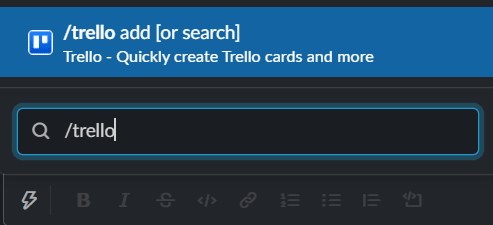 Trello Command on Slack